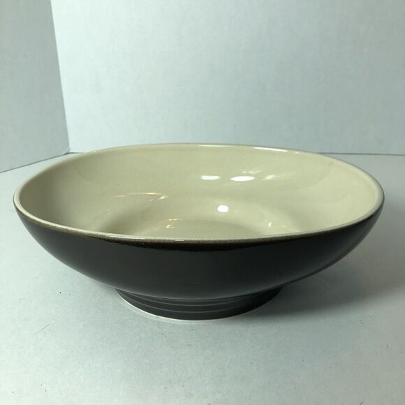 Pfaltzgraff Serving‎ Bowl Dish Cafe Latte Brown Oval Vegetable Fruit 9.875" D1 - Picture 1 of 11